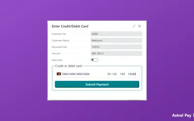 Astral Pay for Microsoft 365 — screenshot
