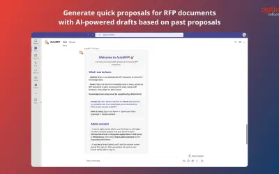AutoRFP by Optimus Information for Microsoft 365 — screenshot