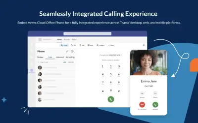 Avaya Cloud Office for Microsoft 365 — screenshot