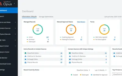AvePoint Opus for Microsoft 365 — screenshot