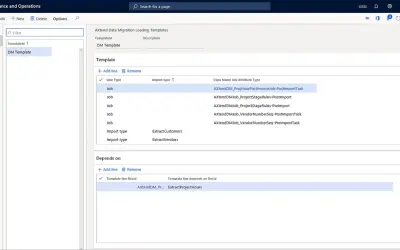 AXTEND DM – Integration and migration for D365 F&O for Microsoft 365 — screenshot