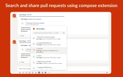 Azure Repos for Microsoft Teams for Microsoft 365 — screenshot