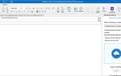 Backdrop for Microsoft 365 — screenshot