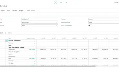 Basic Budget Control for Microsoft 365 — screenshot