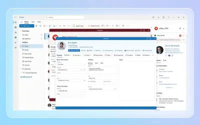 Best CRM for Outlook for Microsoft 365 — screenshot