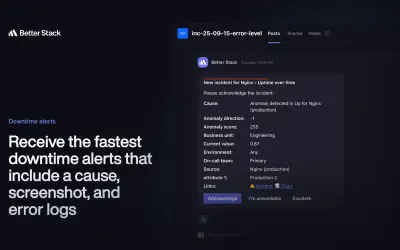 Better Stack for Microsoft 365 — screenshot