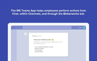Betterworks for Microsoft 365 — screenshot