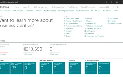 Bewertung 365 / Valuation 365 for Microsoft 365 — screenshot