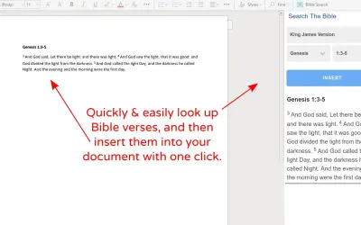 Bible Search for Microsoft 365 — screenshot