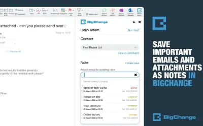 BigChange for Email for Microsoft 365 — screenshot