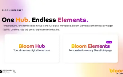 Bloom Intranet: Your Digital Happy Place for Microsoft 365 — screenshot