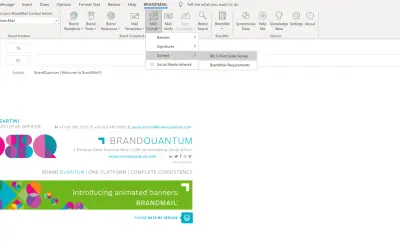 BrandMail: Consistent Email Signatures for Microsoft 365 — screenshot