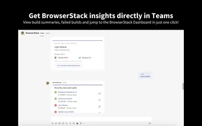 BrowserStack for Microsoft 365 — screenshot