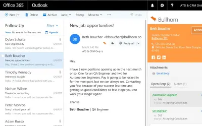 Bullhorn for Email for Microsoft 365 — screenshot