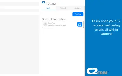 C2CRM for Microsoft 365 — screenshot