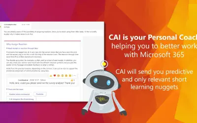 CAI Adoption Bot for Microsoft 365 — screenshot