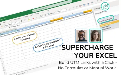 CampaignTrackly UTM Builder for Excel for Microsoft 365 — screenshot