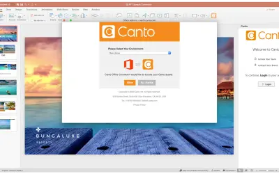 Canto Connector for Microsoft 365 — screenshot