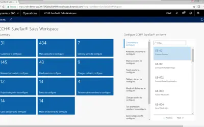 CCH® SureTax® for Microsoft 365 — screenshot