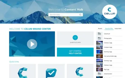 CELUM Content Supply Chain Management Platform for Microsoft 365 — screenshot