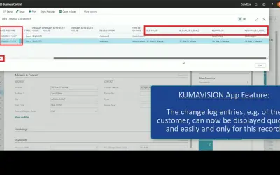 Change Log Quick Access for Microsoft 365 — screenshot