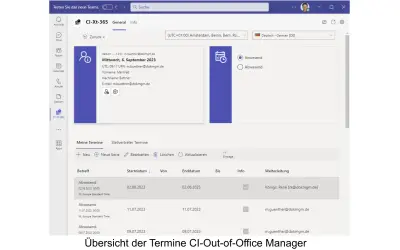 CI-Xt-365 for Microsoft 365 — screenshot