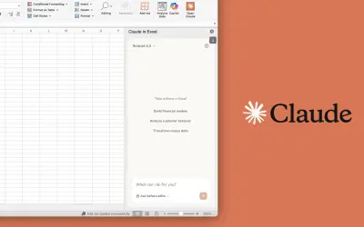 Claude by Anthropic for Excel for Microsoft 365 — screenshot