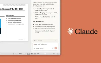 Claude by Anthropic for PowerPoint for Microsoft 365 — screenshot
