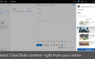 ClearSlide, a Bigtincan company for Microsoft 365 — screenshot