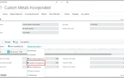 Clever Landed Costs for Microsoft 365 — screenshot