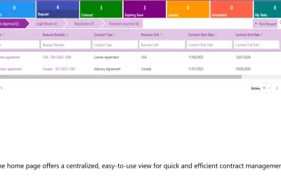 CLM365 - Contract Management for Microsoft 365 — screenshot