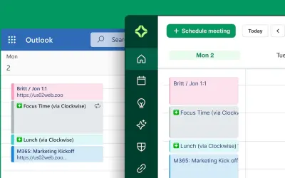 Clockwise: AI Calendar & Scheduling Assistant for Microsoft 365 — screenshot