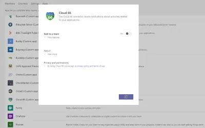 Cloud 66 for Microsoft 365 — screenshot