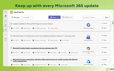 Cloud Hub Pro for Microsoft 365 — screenshot