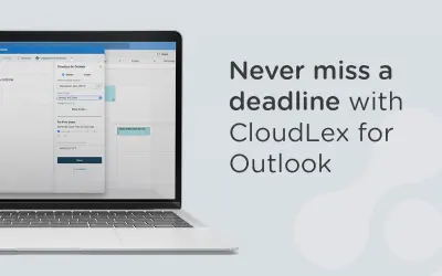 CloudLex for Outlook for Microsoft 365 — screenshot