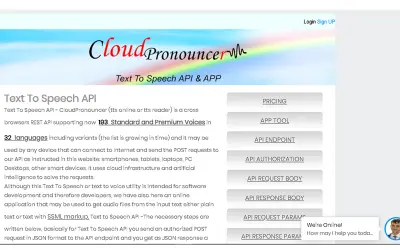CloudPronouncer for Microsoft 365 — screenshot
