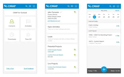 CMap for Outlook for Microsoft 365 — screenshot