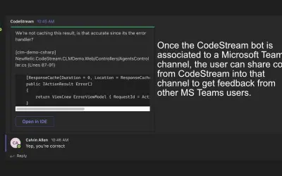 CodeStream for Microsoft 365 — screenshot