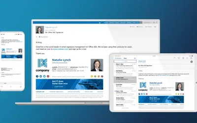 CodeTwo Email Signatures 365 for Microsoft 365 — screenshot