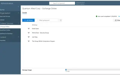 Collabspace CONTINUUM: Cloud Records Management for Microsoft 365 — screenshot