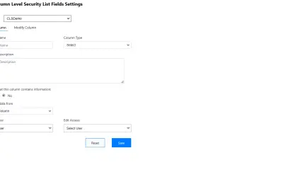 Column Level Security by Bamboo for Microsoft 365 — screenshot