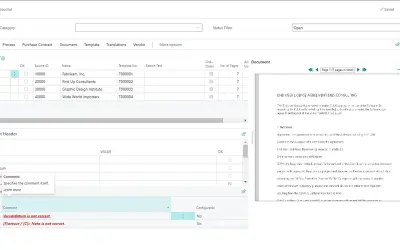 Comments display in Document Capture Document journal for Microsoft 365 — screenshot