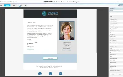 Communications (Exstream) for Microsoft 365 — screenshot