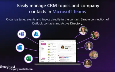 company contacts CRM for Microsoft 365 — screenshot
