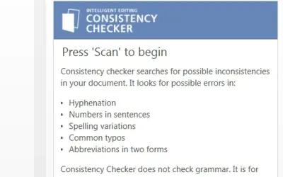 Consistency Checker for Microsoft 365 — screenshot