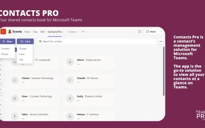 Contacts Pro for Microsoft 365 — screenshot