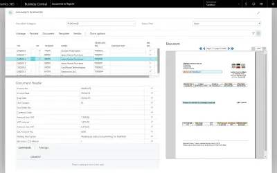 Continia Document Capture for Microsoft 365 — screenshot