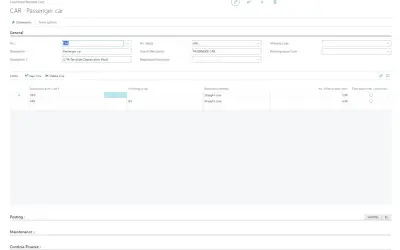 Continia Finance for Microsoft 365 — screenshot