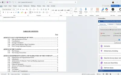 ContractKen for Microsoft 365 — screenshot