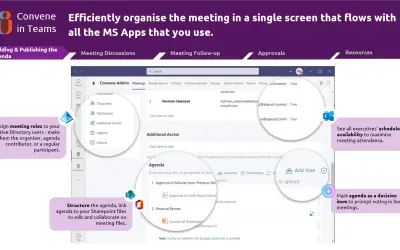 Convene in Teams for Microsoft 365 — screenshot